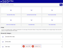 Tablet Screenshot of chawlafloatglass.com